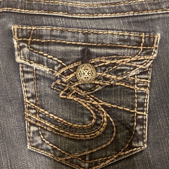 Silver flare jeans sz 29/32 - Picture 6 of 8